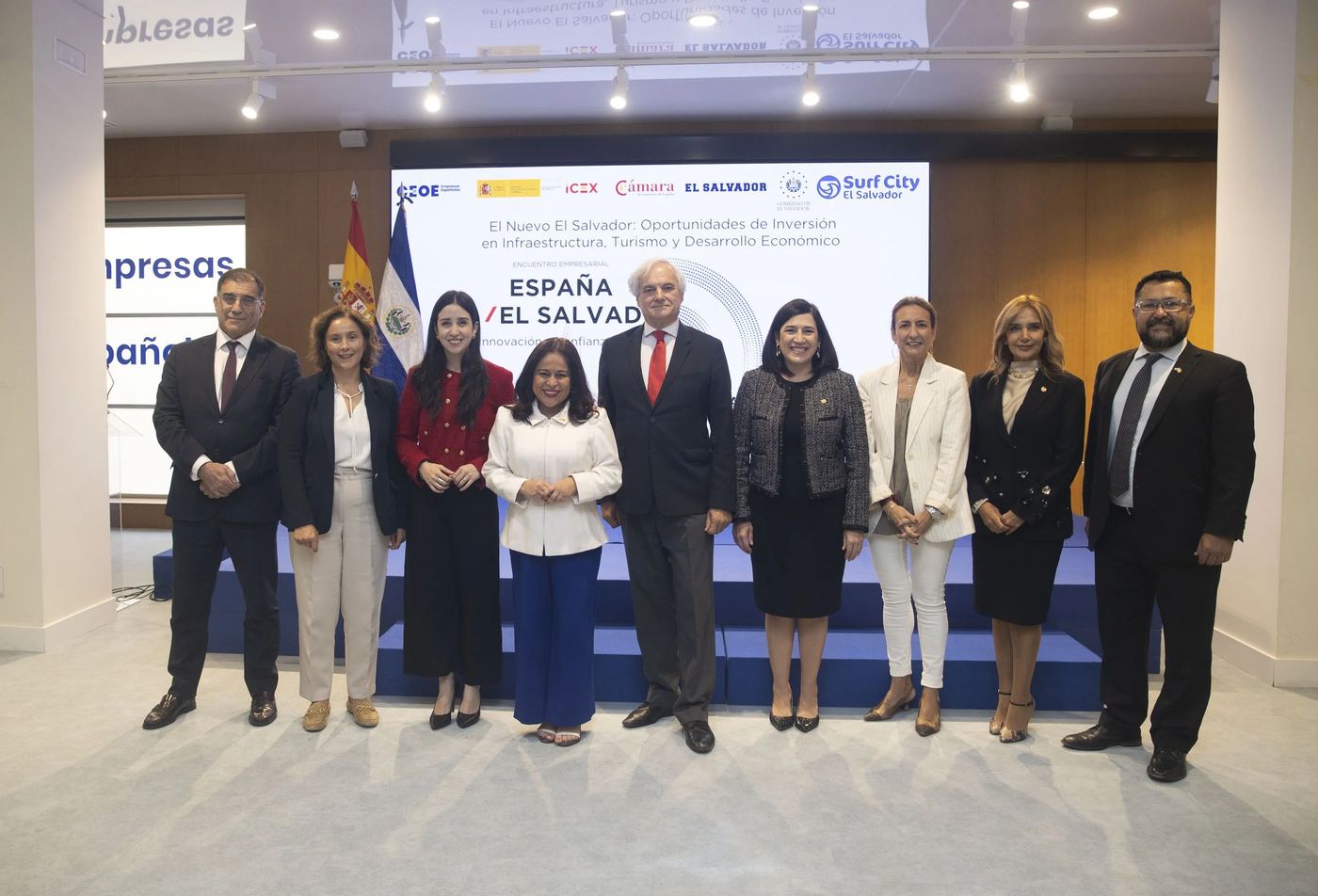 Autoridades de El Salvador destacan proyectos para empresas españolas con intereses en el país